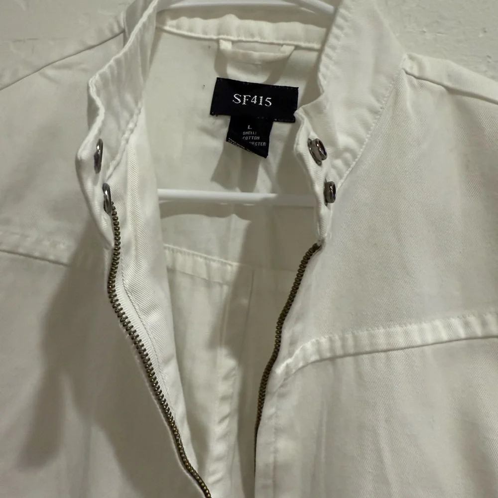 SF415 white jacket size L - Picture 3 of 6